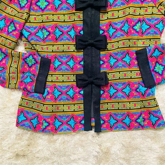 Adrianna Papell Silk Blazer - Picture 2 of 10